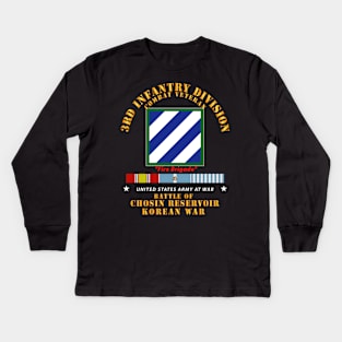 3rd ID - Battle Chosin Reservoir w KOREA War SVC Kids Long Sleeve T-Shirt